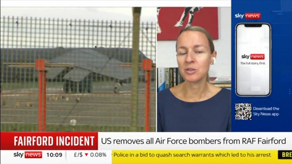 Still from Sky News at 9:00