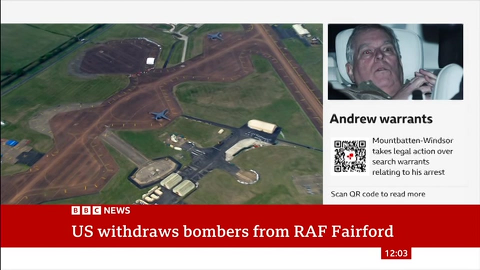 Still from BBC News at 3:00