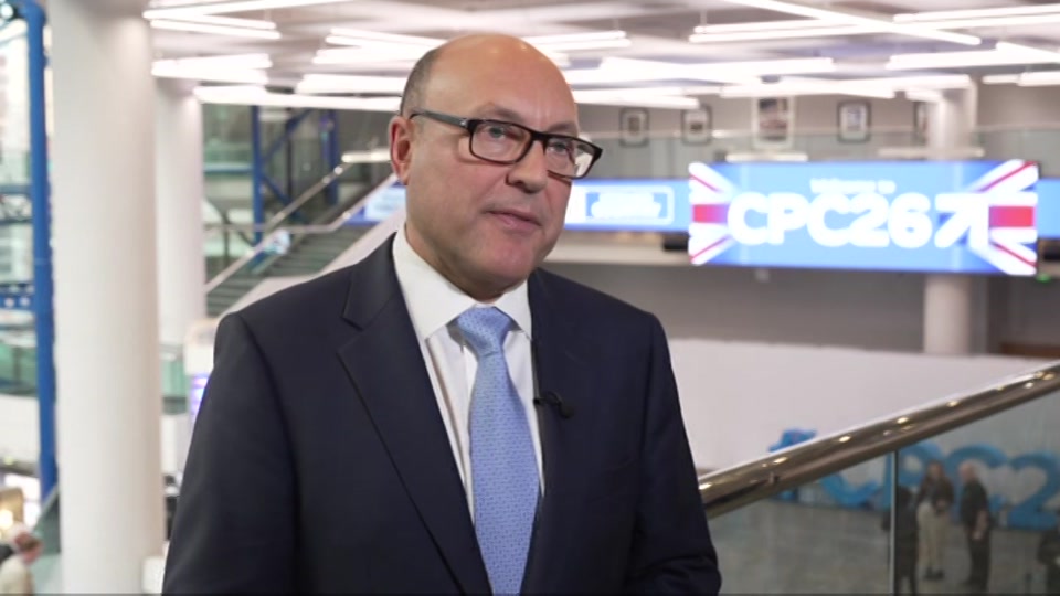 Broadcast still at 7m. ITV, ITV Lunchtime News, 5 October 2026.