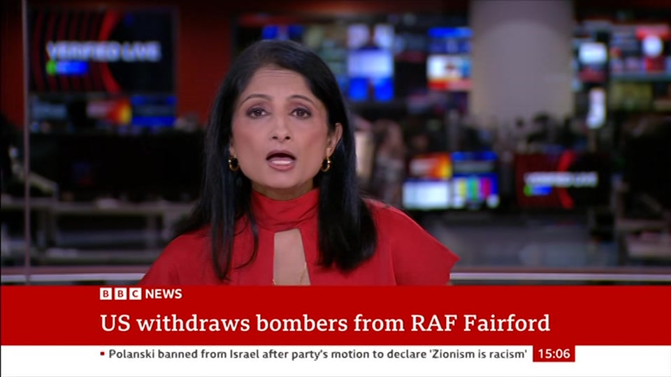 Broadcast still at 6m. BBC News, Verified Live, 5 October 2026.