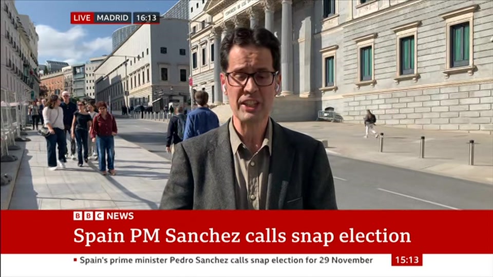 Broadcast still at 13m 30s. BBC News, Verified Live, 5 October 2026.