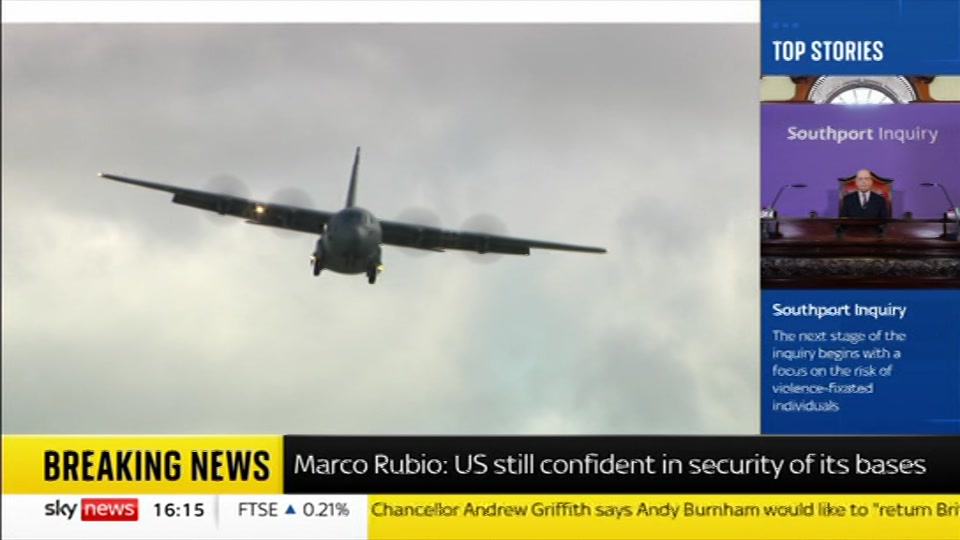 Still from Sky News at 15:30