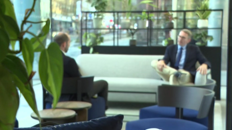 Broadcast still at 4m. ITV, ITV Evening News, 5 October 2026.