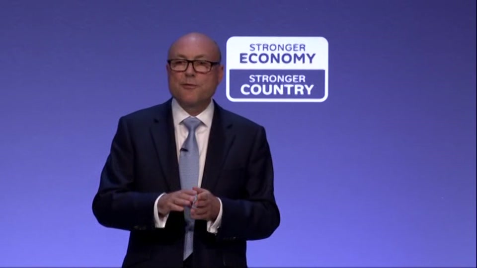 Broadcast still at 45m. ITV, ITV Evening News, 5 October 2026.