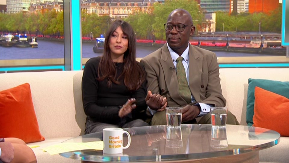 Broadcast still at 48m 30s. ITV, ITV Evening News, 5 October 2026.