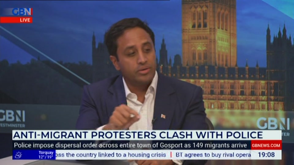 Still from GB News at 8:30
