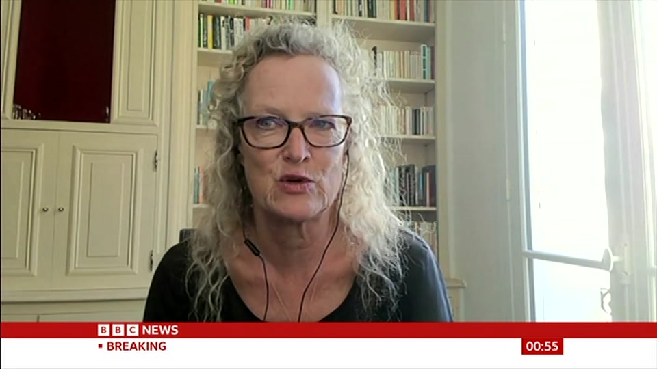 Broadcast still at 25m. BBC News, Newscast, 5 October 2026.