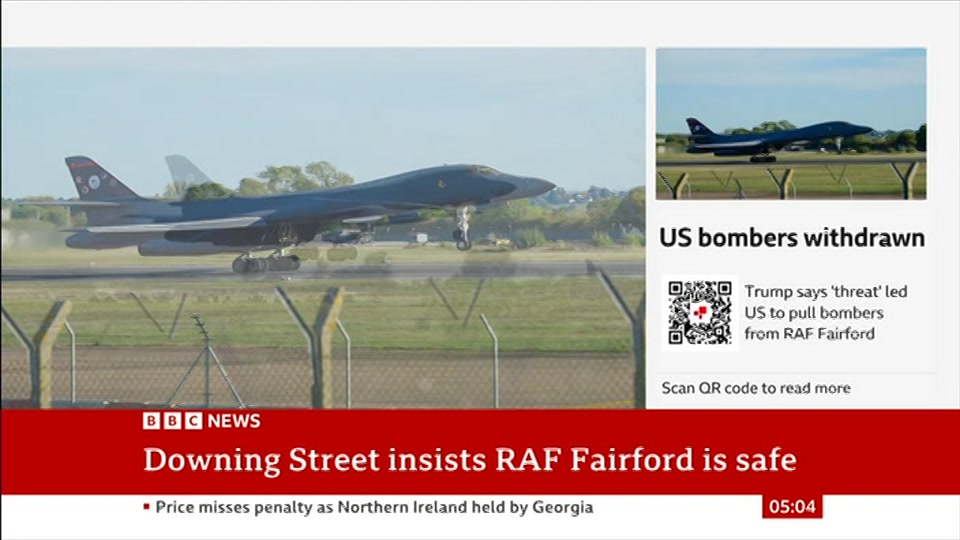 Broadcast still at 4m 30s. BBC News, 6 October 2026.