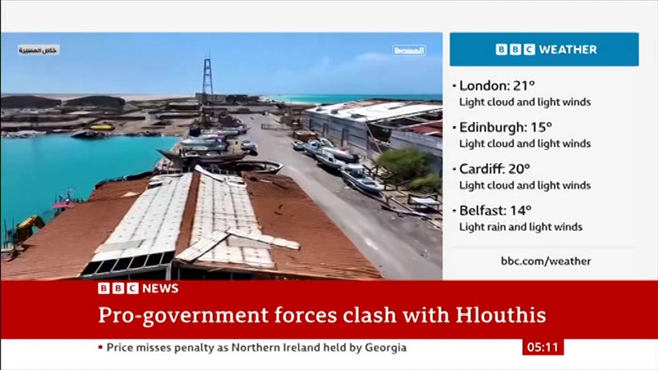 Still from BBC News at 11:00