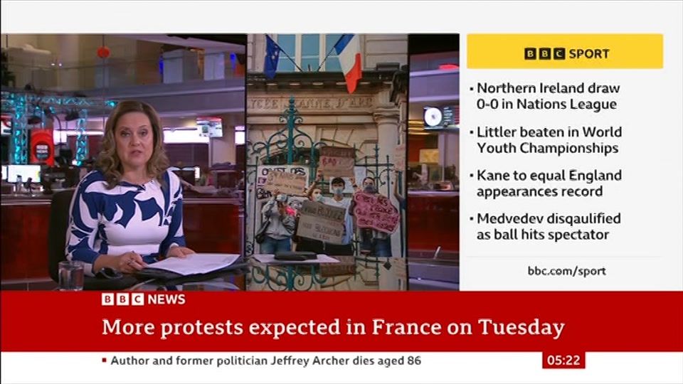 Still from BBC News at 22:30
