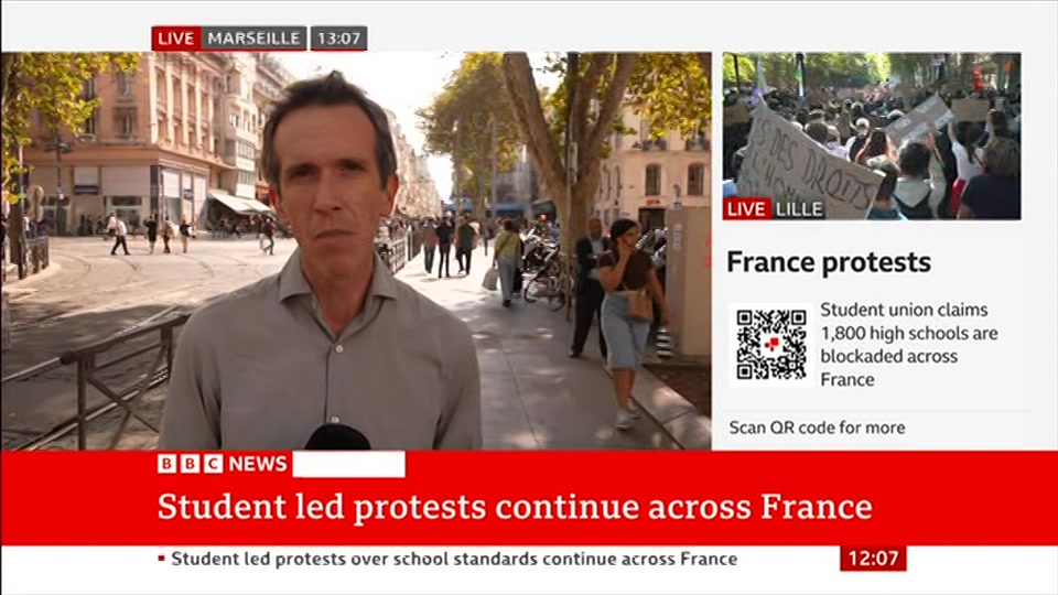 Broadcast still at 7m 30s. BBC News, BBC News Now, 6 October 2026.