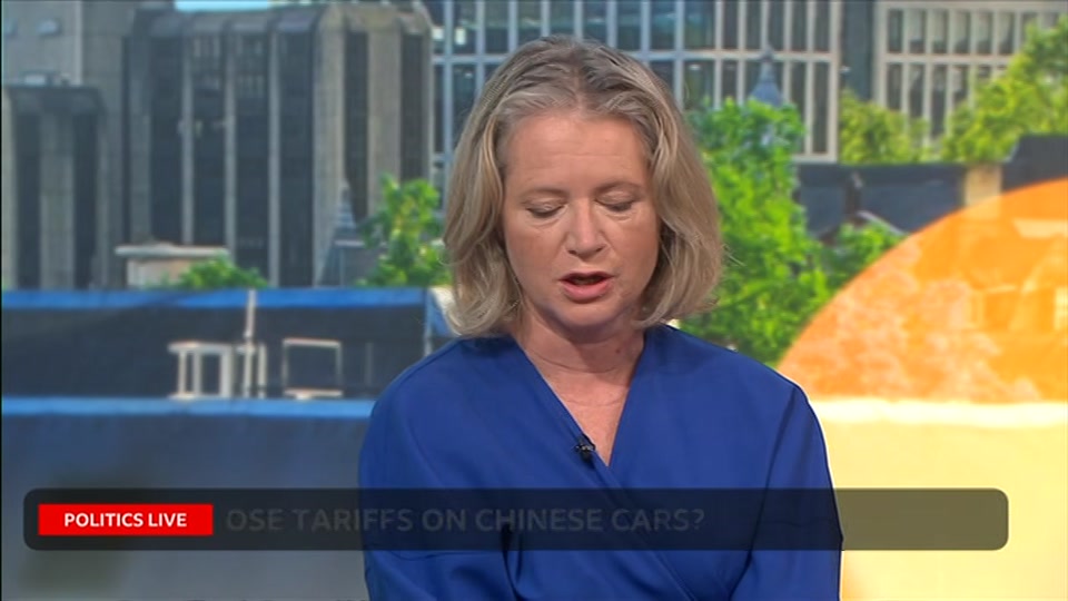 Broadcast still at 25m 30s. BBC Two, Politics Live, 6 October 2026.