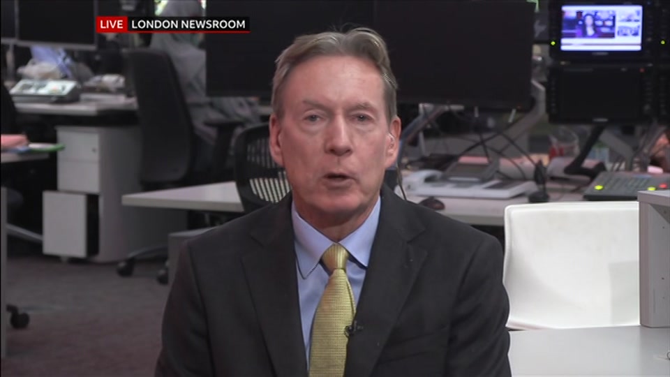 Broadcast still at 46m. BBC One, BBC News at One including, 6 October 2026.