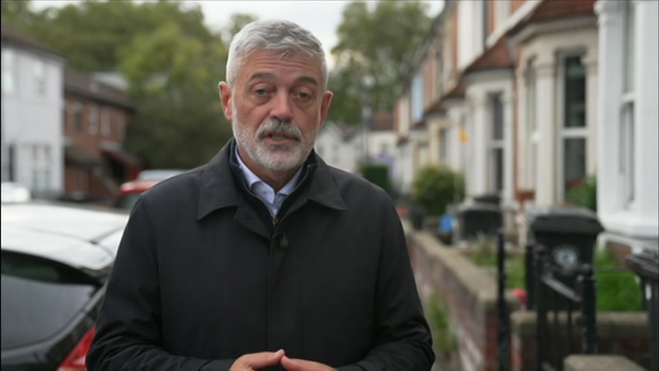 Broadcast still at 16m 30s. BBC One, BBC News, 6 October 2026.