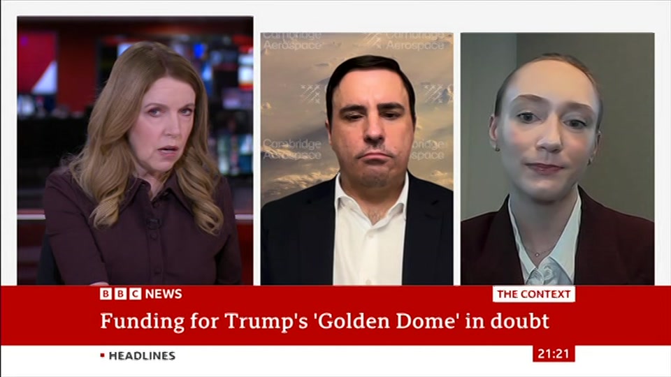 Broadcast still at 21m. BBC News, The Context, 6 October 2026.