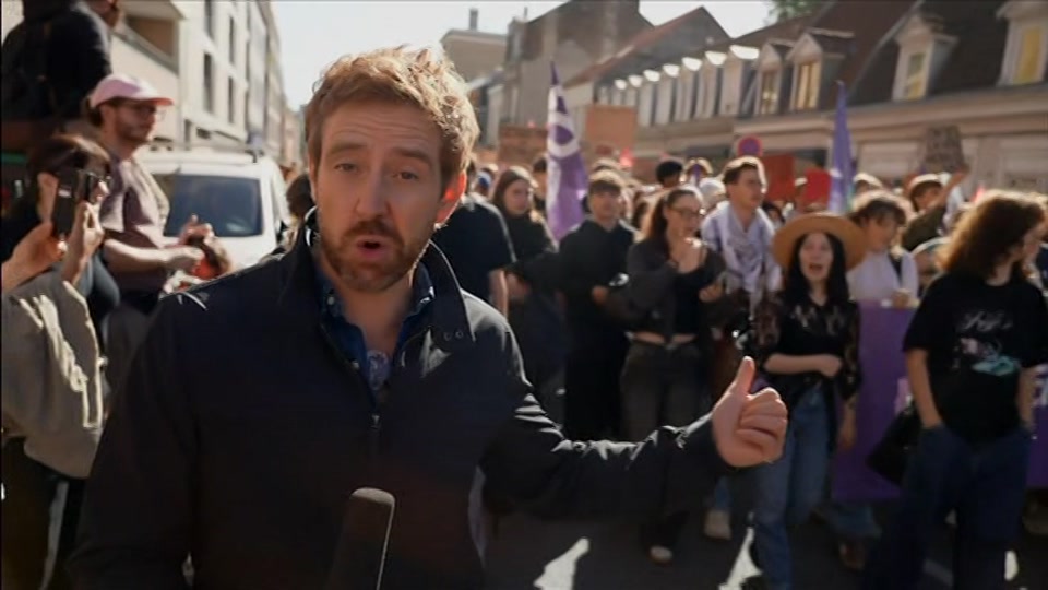 Broadcast still at 3m 30s. BBC One, BBC News and Weather, 6 October 2026.