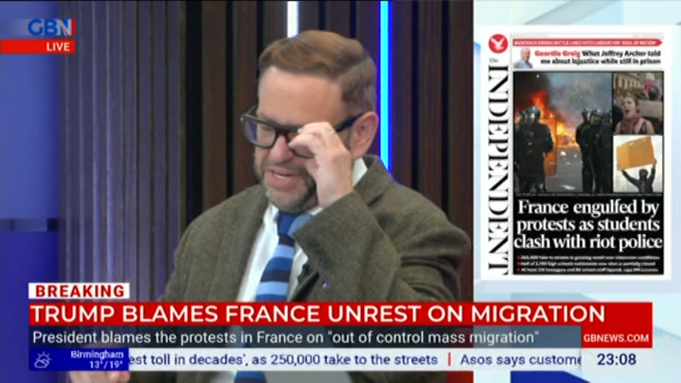 Still from GB News at 8:30