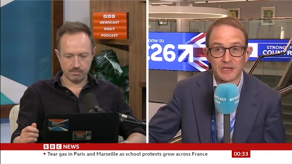 Still from BBC News at 3:30