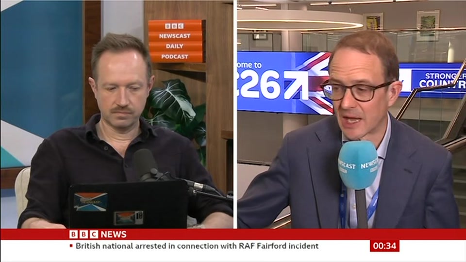 Still from BBC News at 4:00