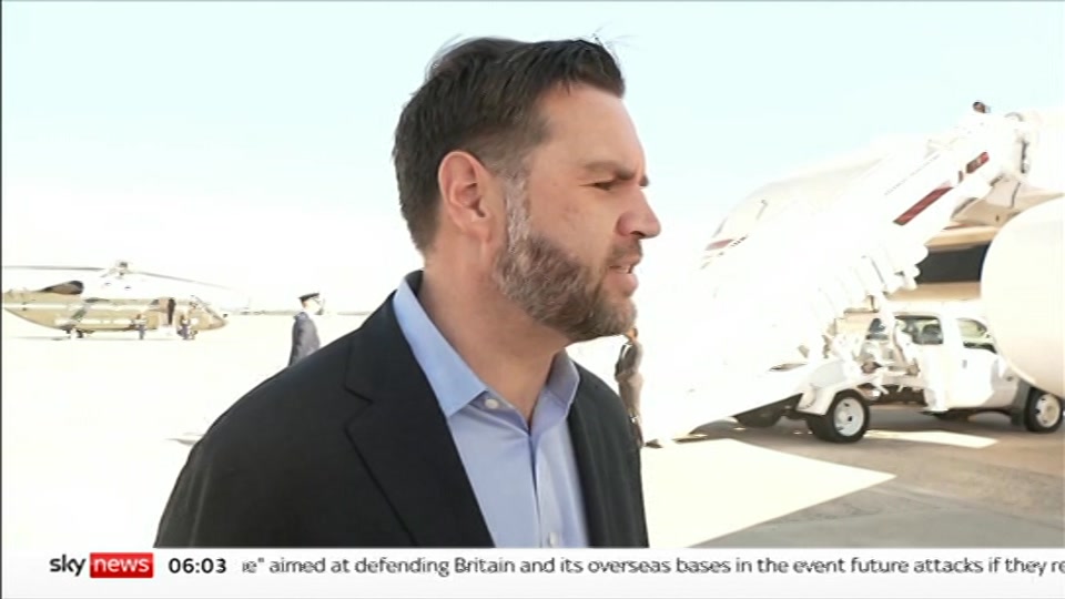 Broadcast still at 3m 30s. Sky News, Mornings, 6 October 2026.