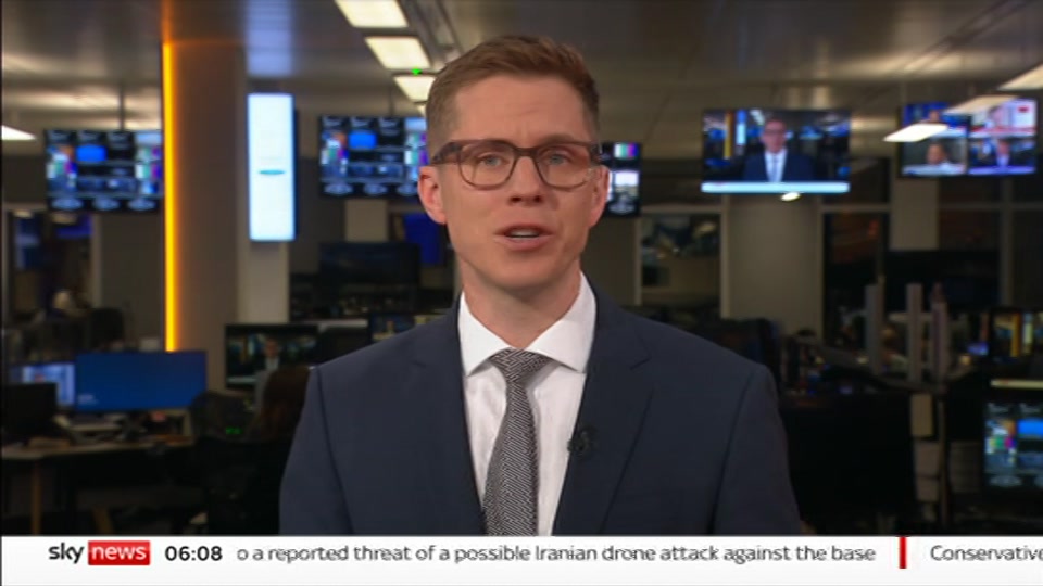 Still from Sky News at 8:30
