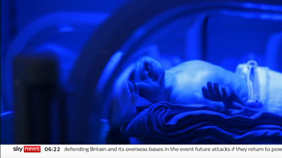 Still from Sky News at 22:00