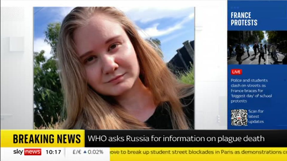 Still from Sky News at 17:00