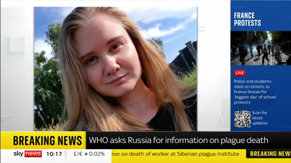 Broadcast still at 17m 30s. Sky News, Sky News Today with Gareth Barlow, 6 October 2026.