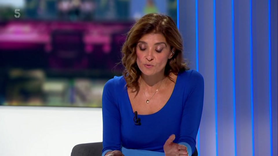 Broadcast still at 12m 30s. Channel 5, 5 News with Dan Walker, 6 October 2026.