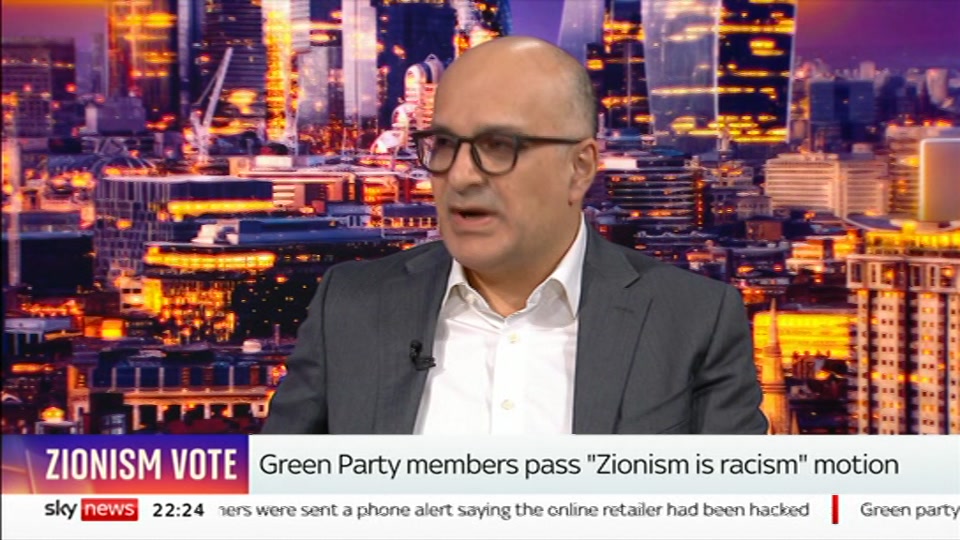 Still from Sky News at 24:30