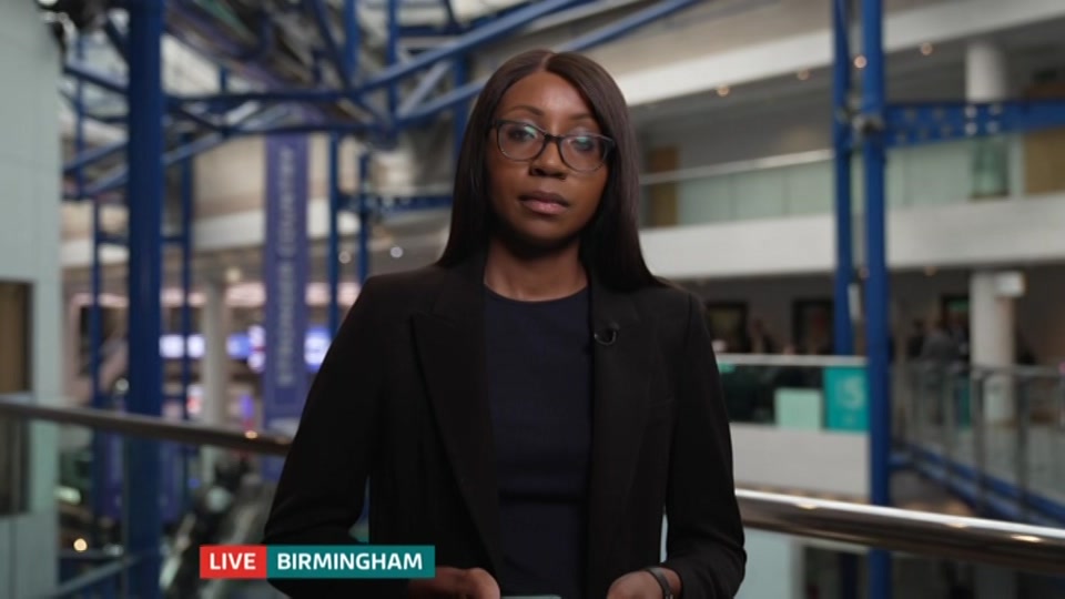 Broadcast still at 9m 30s. ITV, ITV Lunchtime News, 6 October 2026.