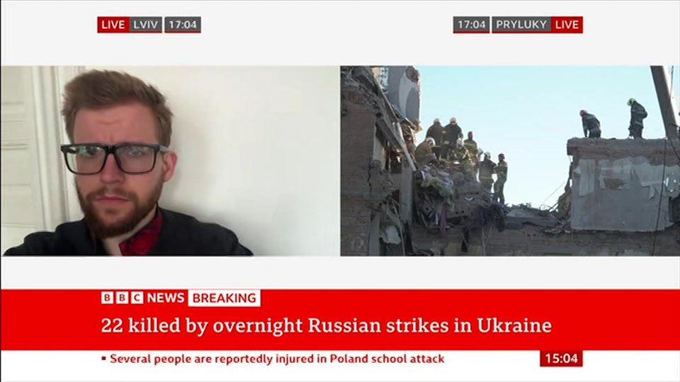 Still from BBC News at 4:00