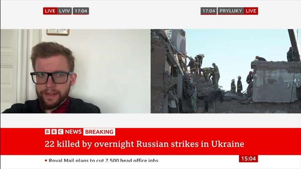 Broadcast still at 4m 30s. BBC News, Verified Live, 7 October 2026.