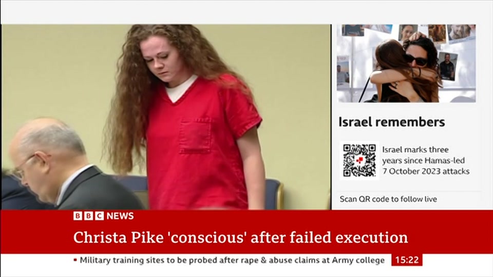 Broadcast still at 22m 30s. BBC News, Verified Live, 7 October 2026.