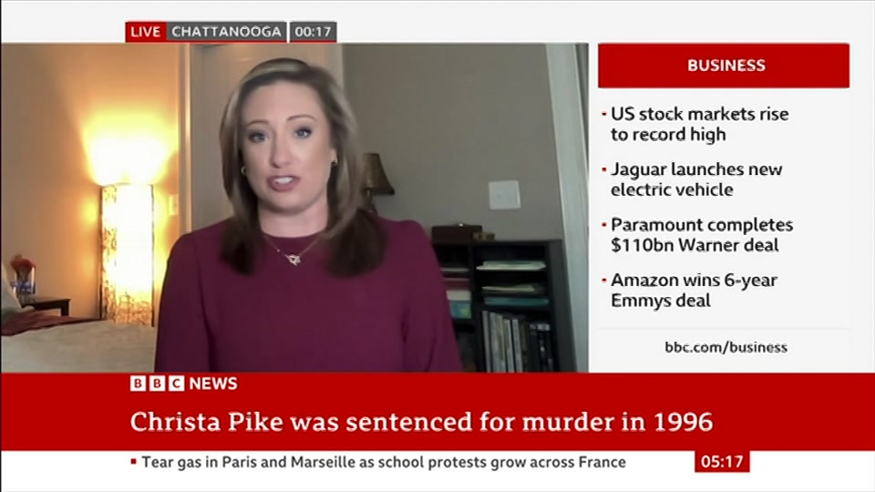 Broadcast still at 17m. BBC News, 7 October 2026.