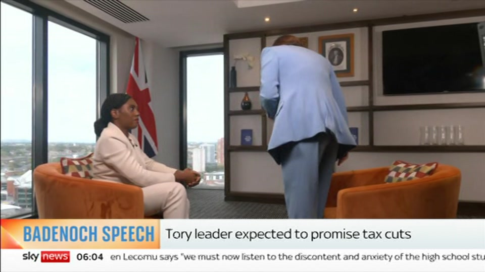 Broadcast still at 4m. Sky News, Mornings, 7 October 2026.