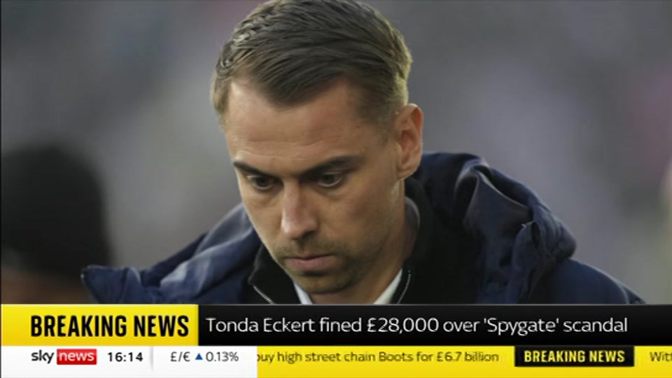 Still from Sky News at 14:00