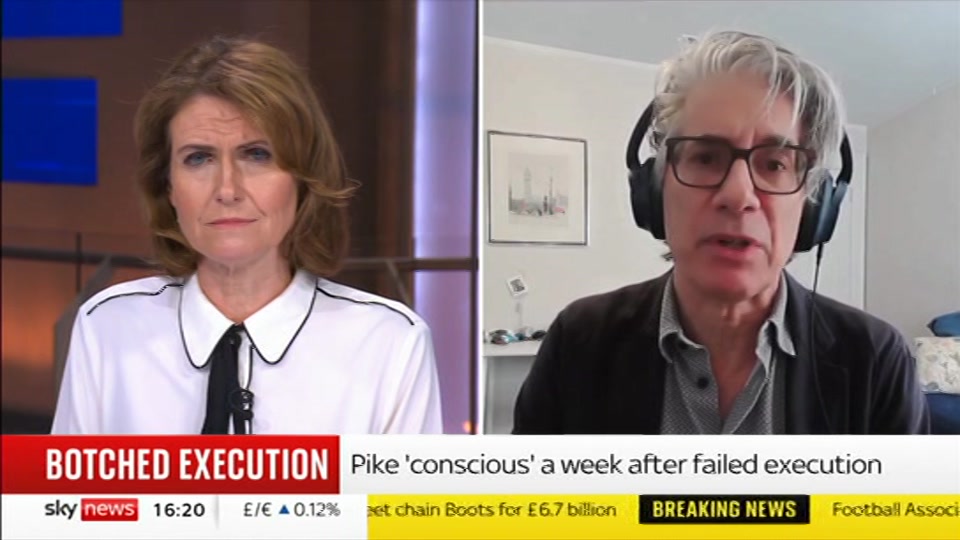 Broadcast still at 20m 30s. Sky News, Sky News Today with Jayne Secker, 7 October 2026.