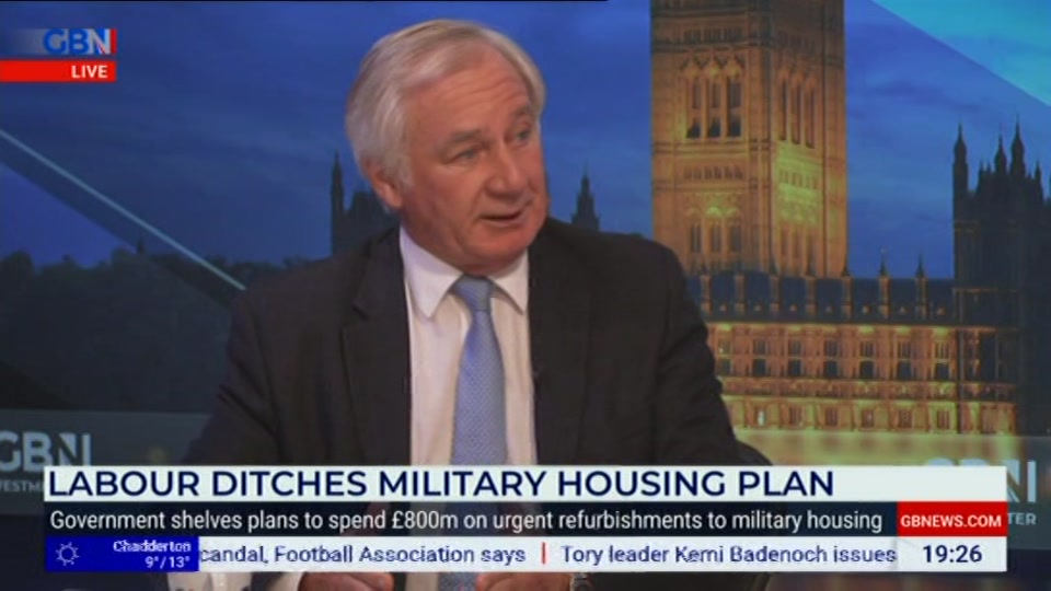 Broadcast still at 26m 30s. GB News, New: Farage, 7 October 2026.