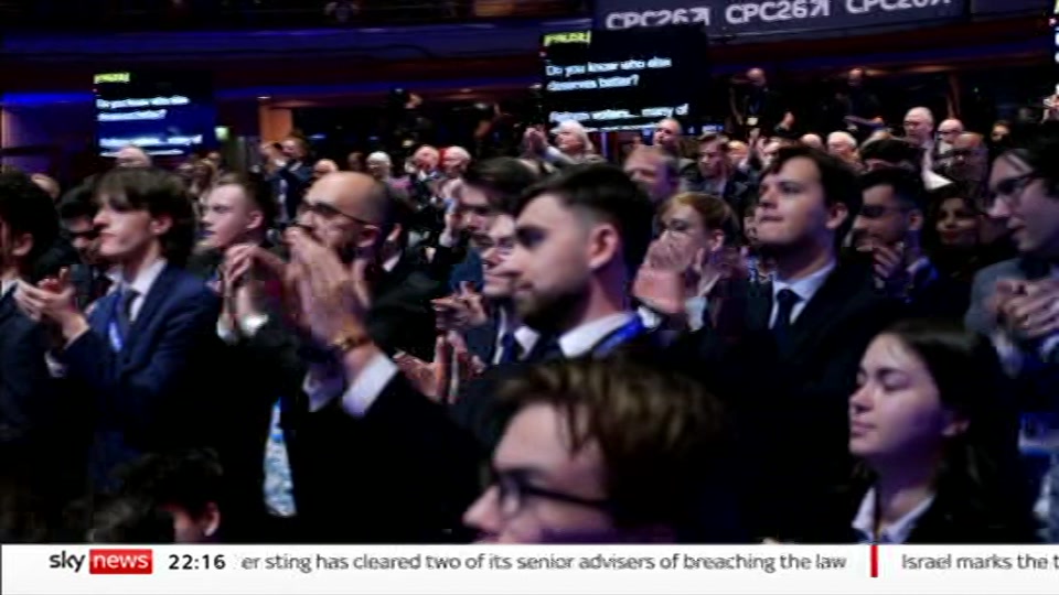 Still from Sky News at 16:30