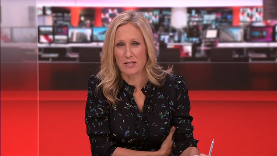 Broadcast still at 29m. BBC One, BBC News, 7 October 2026.