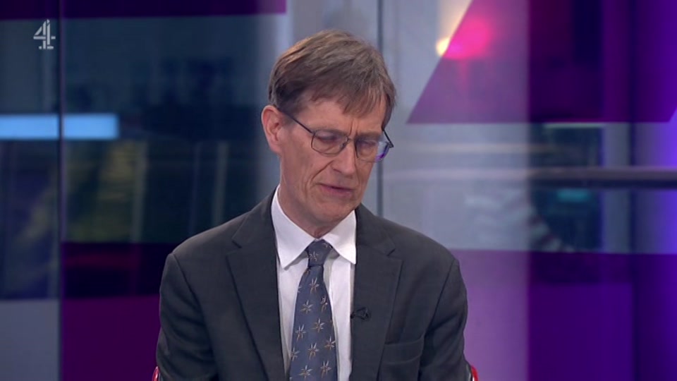 Broadcast still at 13m. Channel 4, Channel 4 News, 7 October 2026.