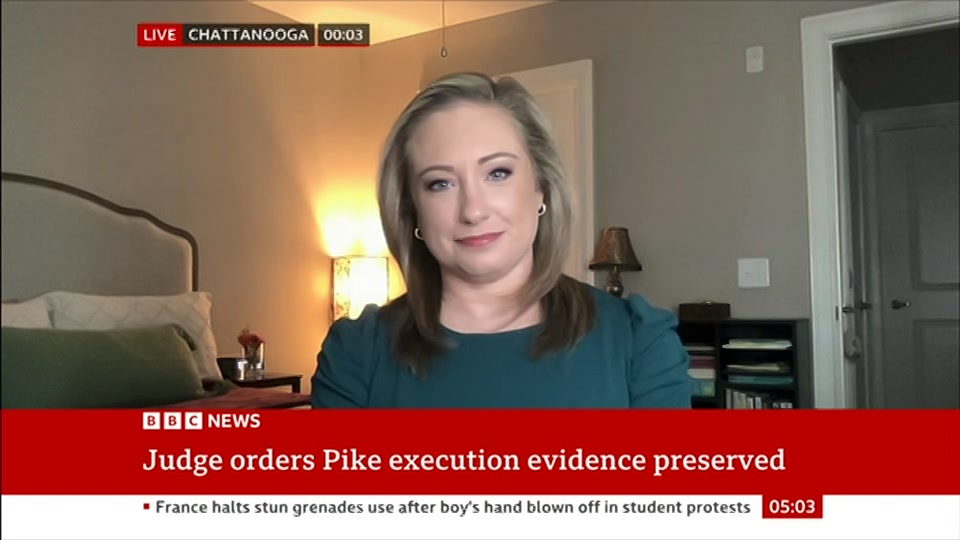 Still from BBC News at 3:00
