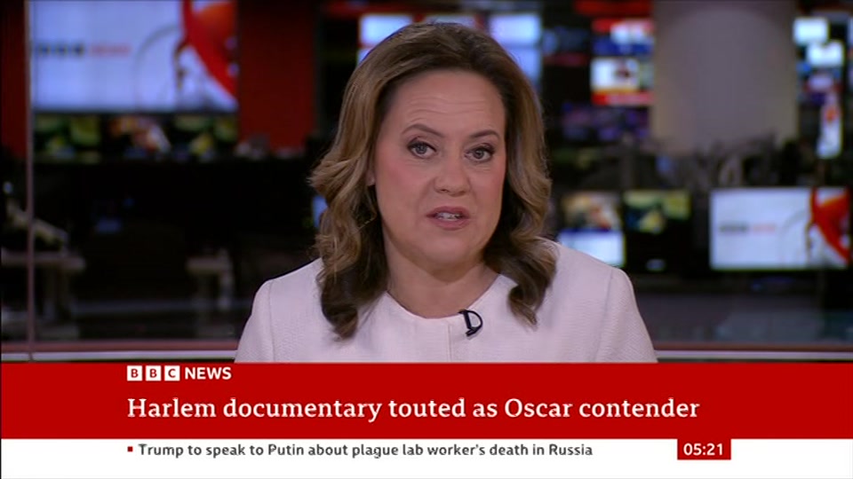 Still from BBC News at 21:00