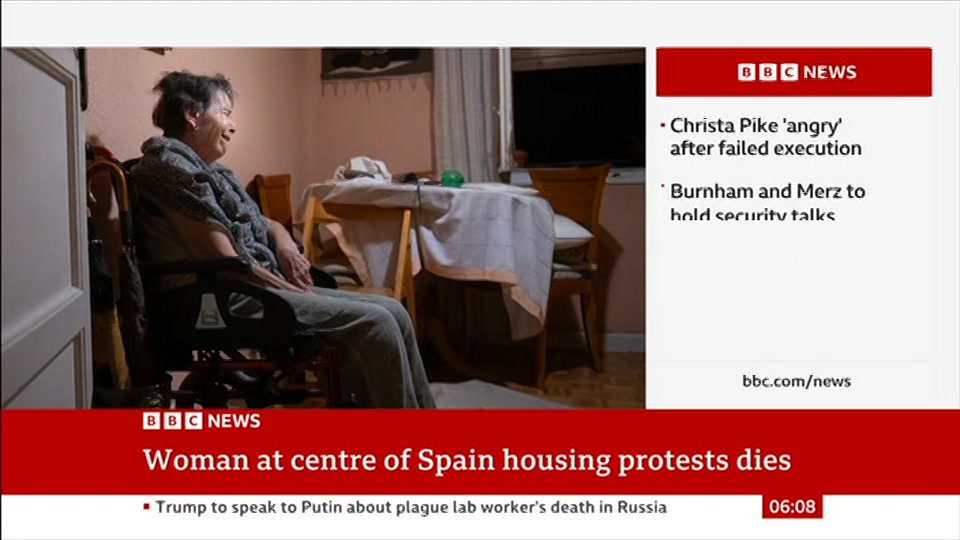 Broadcast still at 8m 30s. BBC News, 8 October 2026.