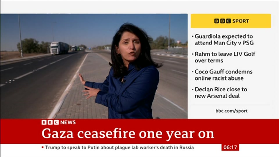 Still from BBC News at 17:30
