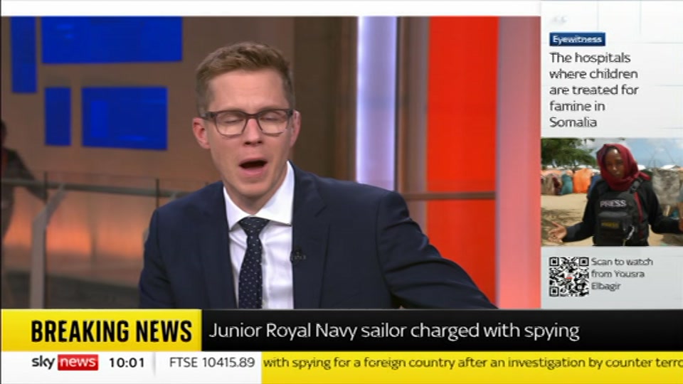 Still from Sky News at 1:00