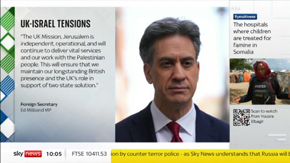 Still from Sky News at 5:00
