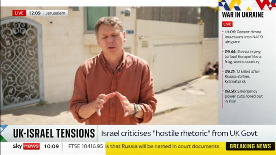 Still from Sky News at 9:00