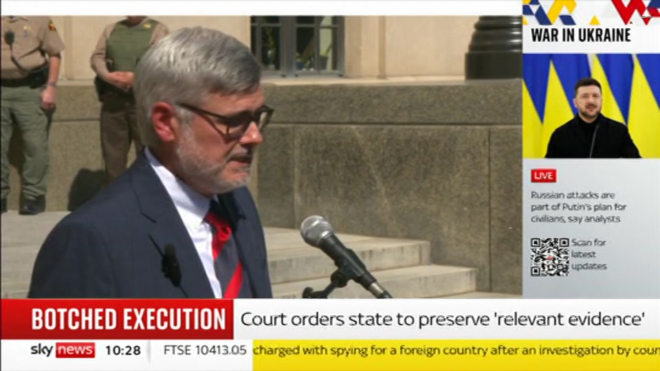 Broadcast still at 28m 30s. Sky News, Sky News Today with Gareth Barlow, 8 October 2026.
